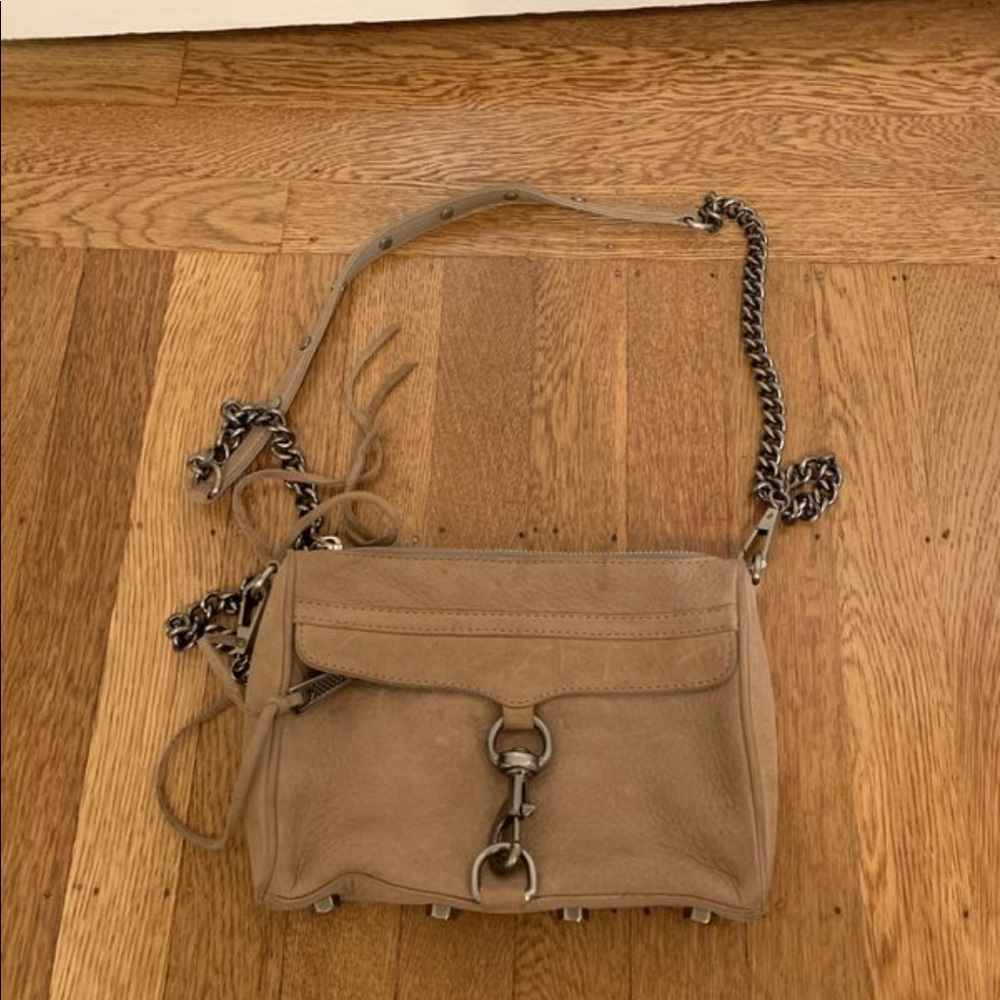 Rebecca Minkoff Suede Mini Mac Crossbody Purse